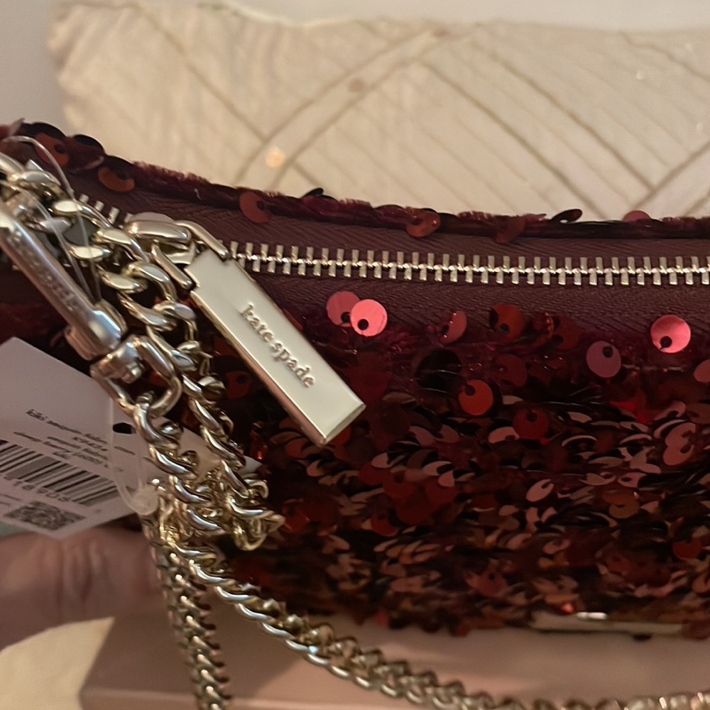 Kate Spade New York Kiki Deep Berry Convertible Crossbody.NWT🔺FIRM🔺 - Picture 7 of 15